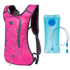 Lixada Breathable Ultralight Bicycle Backpack Outdoor Sport Cycle Camping Hiking Running Hydration rosa