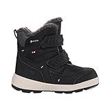 Viking Toasty Warm Gtx 2v unisex – barn Snöbåt, Svart kol, 26 EU Bred