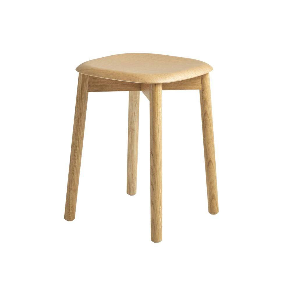 HAY Soft Edge 72 Stool Skammel WB Lacquered Oak