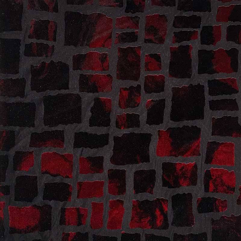 Velour ausbrenner mønster Cruel Passion
