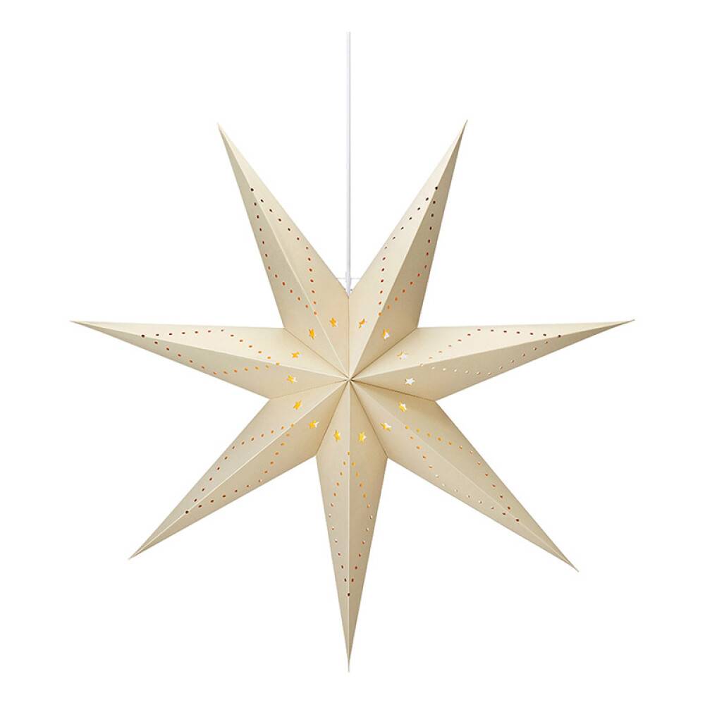 ADVENTSSTJÄRNA MARKSLÖJD GLORIA Ø75CM CHAMPAGNE