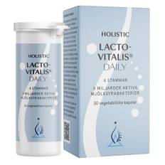 Holistic Lactovitalis Daily 5 milliarder M�lkesyrebakterier, 30 kapsler