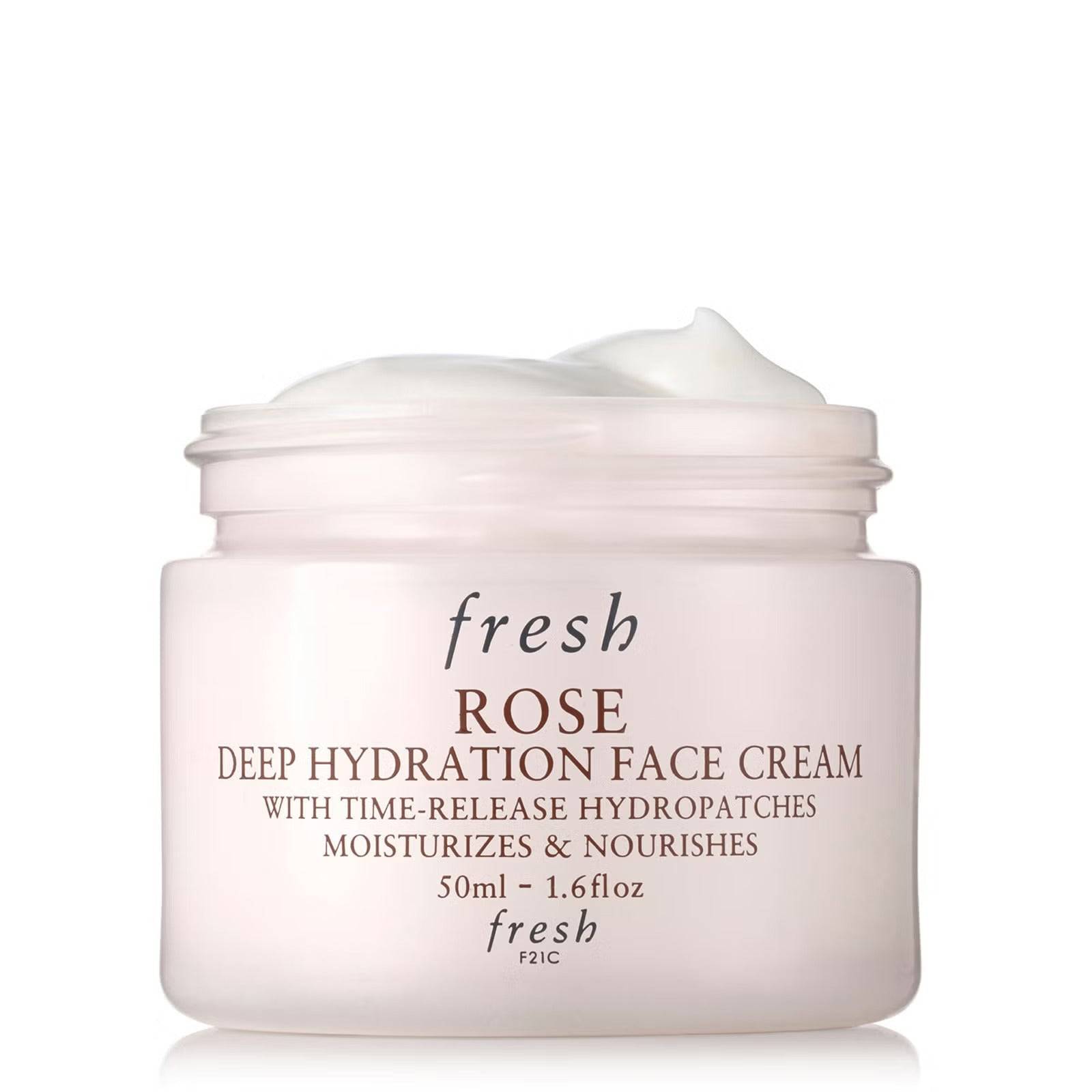Fresh Rose Djupåterfuktande ansiktskräm 50 ml