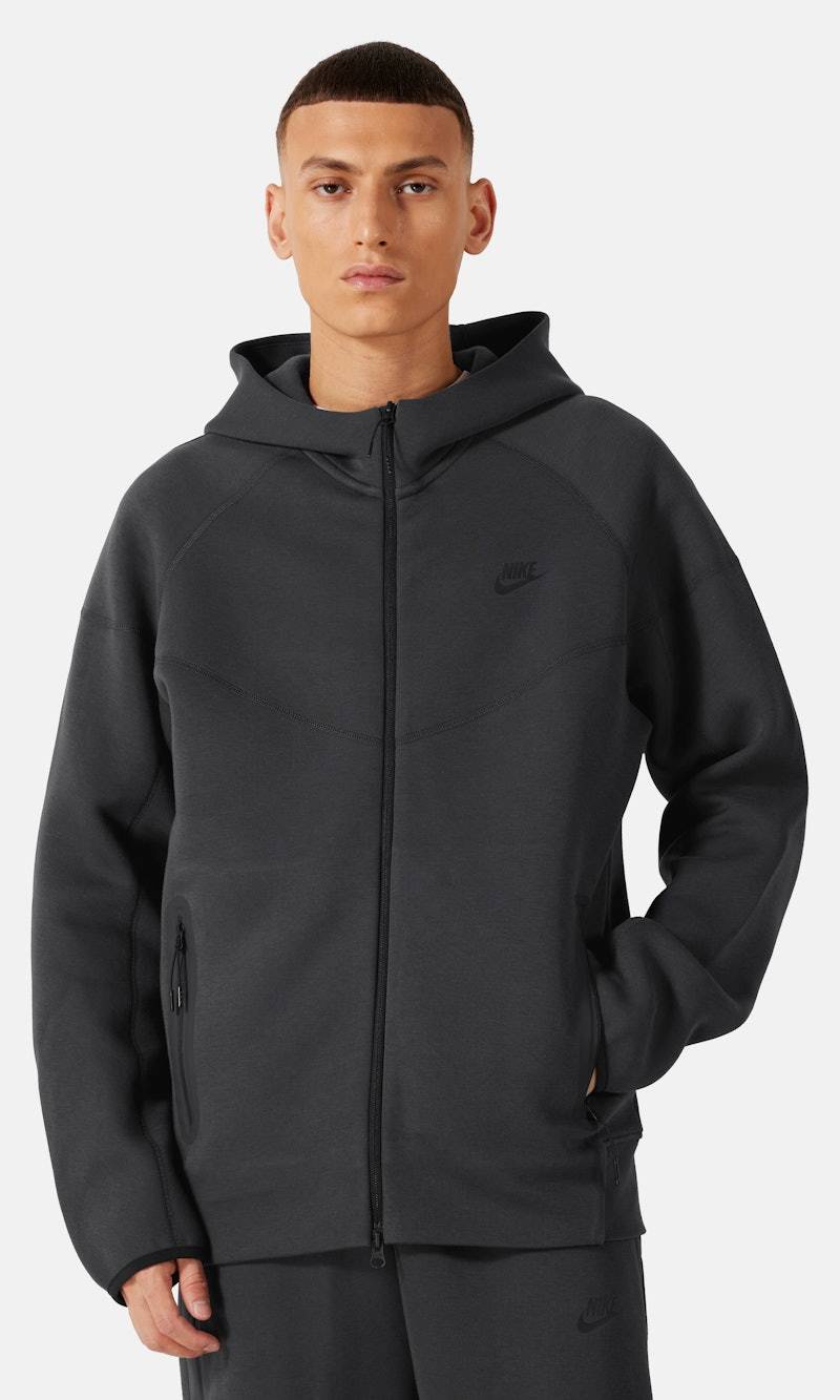 Tech fleece Zip Hoodie - Grå (XL)