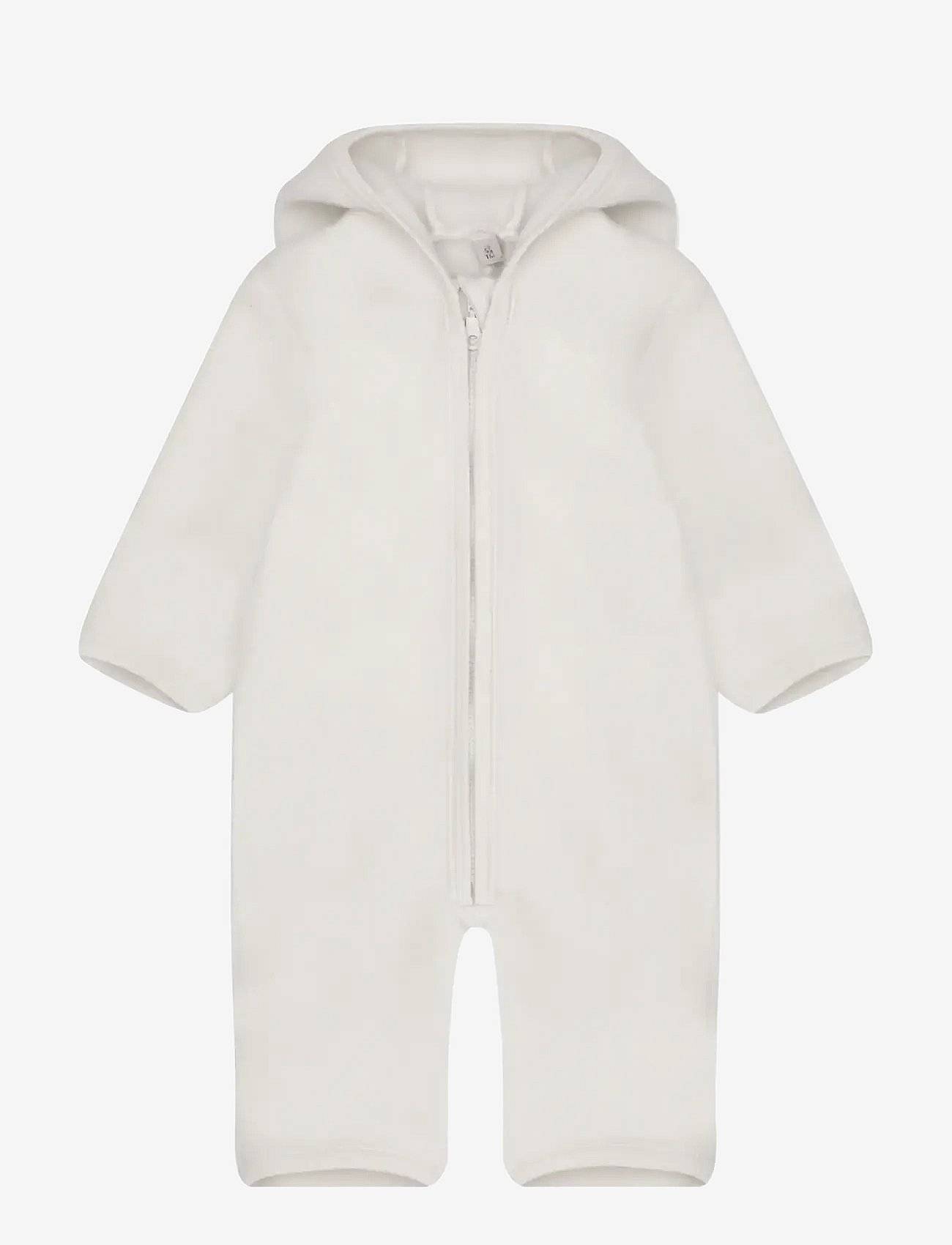 Huttelihut Pram Suit Wool Fleece - Cream - 86