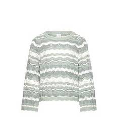 LINDEX Sweater Pointelle Green |Green |170