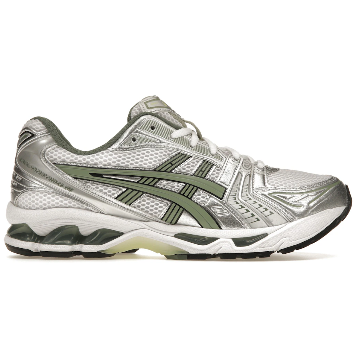 Asics Gel-Kayano 14 White Pure Silver Slate Grey Sage - 43.5