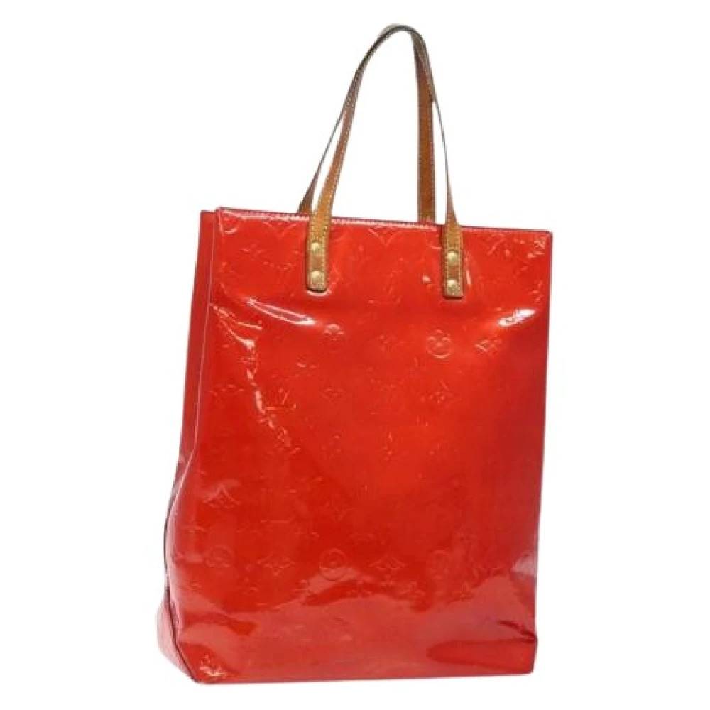 Louis Vuitton Vintage Pre-owned Laeder louis-vuitton-tasker - Vintage - Dame - Rød - ONE SIZE - Tyl
