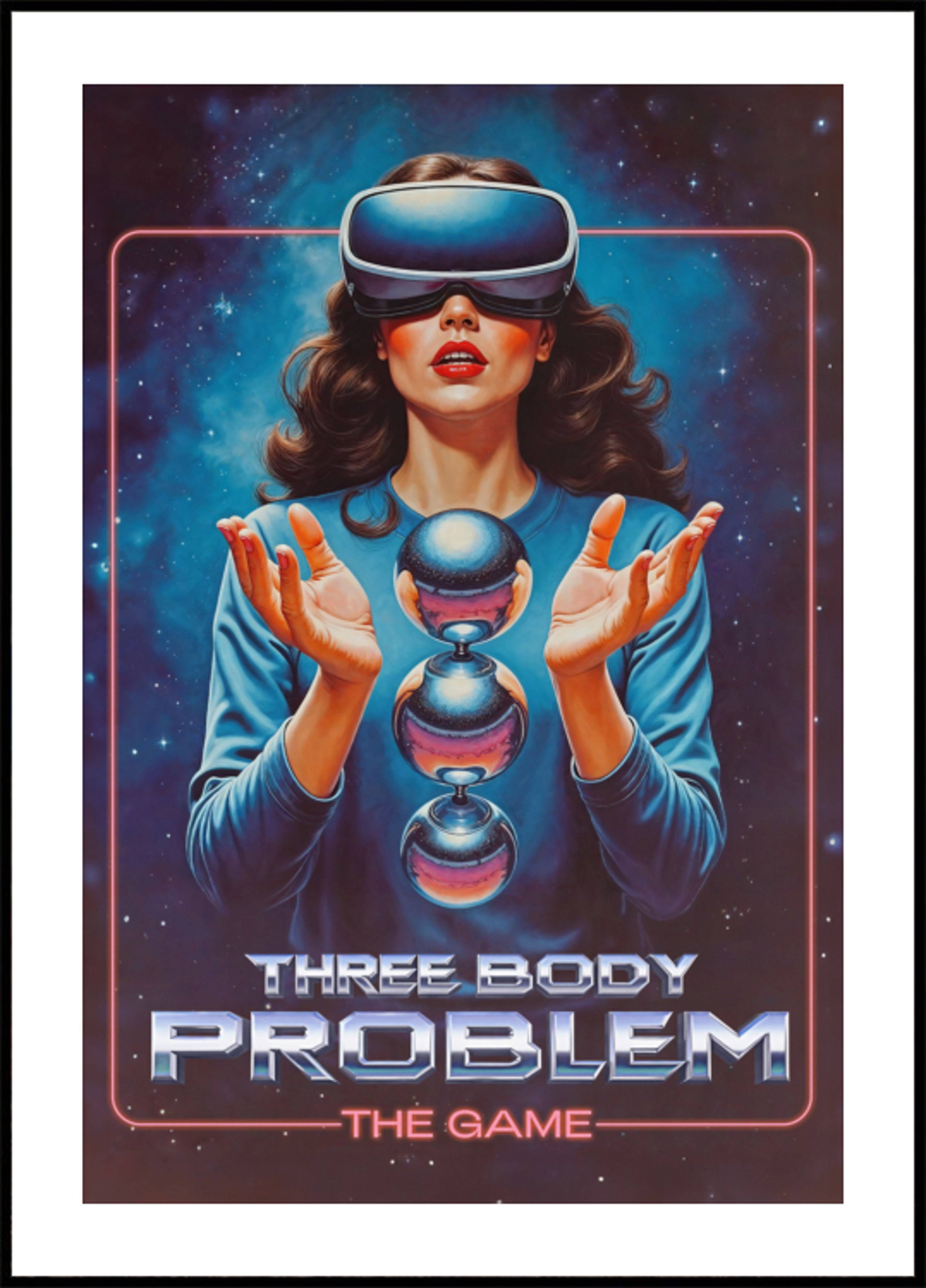 Retro VR Gaming Woman (100x140) - Plakater > Gaming, BD