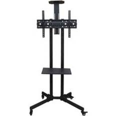 JH-1500 Mobile TV Wall Mount 32-65 Inch Height Adjustable Mobile TV Cart 1500 TV Brackets Trolley Stand