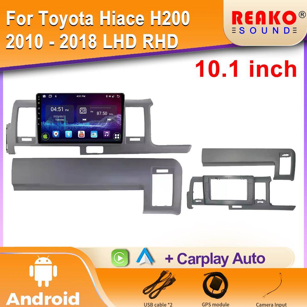 Bilradio För Toyota Hiace H200 2010 - 2018 Vänsterstyrd Högerstyrd Carplay Navigation GPS Android Auto Miltimedia Spelare Stereo Huvudenhet BT 2din