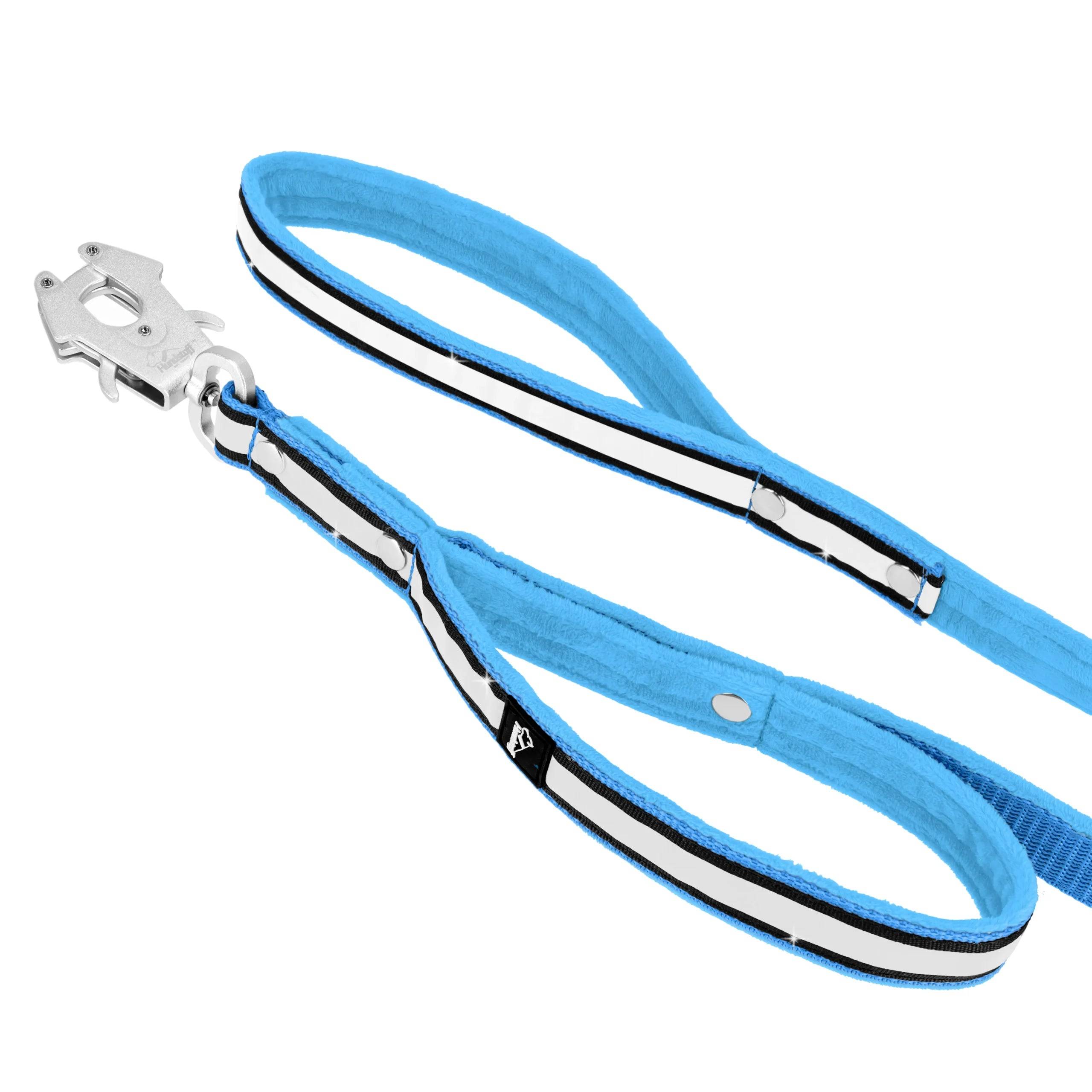 Guard Leash Safe Ocean Blue - Väktarkoppel med handtag & reflex - Default Title