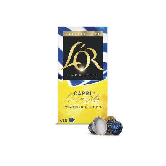 L'OR Capri coffee capsules for Nespresso® machines, 10 vnt.