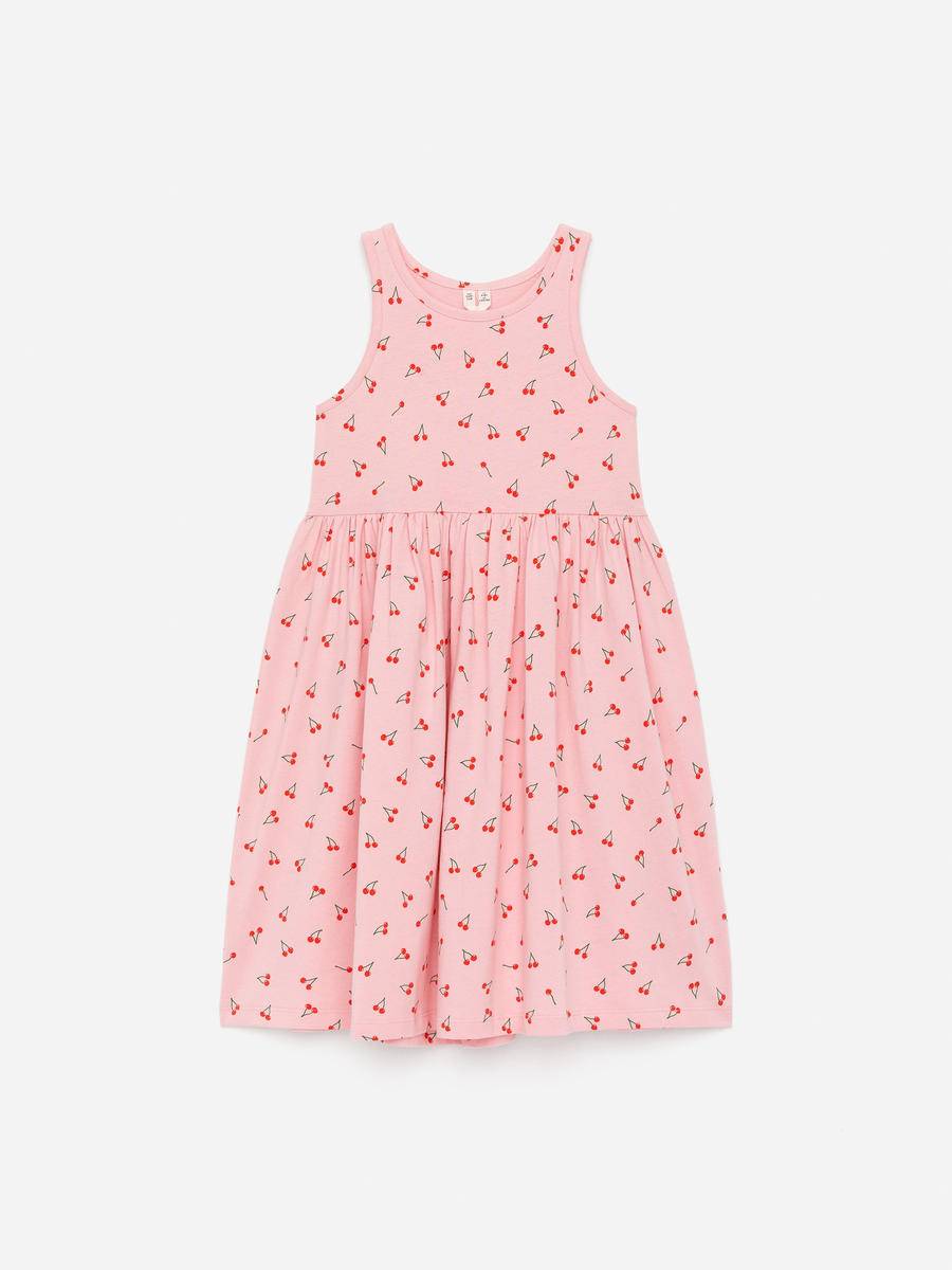 ARKET Ärmlös Klänning I Bomull -Rosa, 86/92