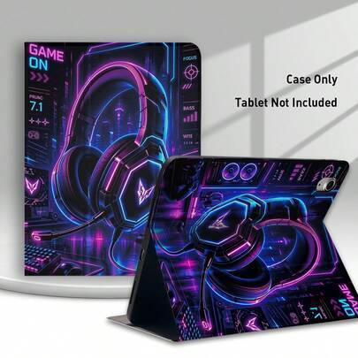 Hörlur med UV-tryckt platt mönster i cyberpunkstil, lämplig för skyddsfodral / MatePad 11.5 2025 / MatePad SE 11 tum / Honor surfplatta skyddsfodral / - Multifärgad (Multi-size)