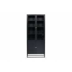 Bakal vitrineskab 190x80x40,5 cm sort