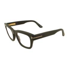 Tom Ford, Accessories , unisex, Sort, 52 MM, Firkantede briller med blåt lys filter