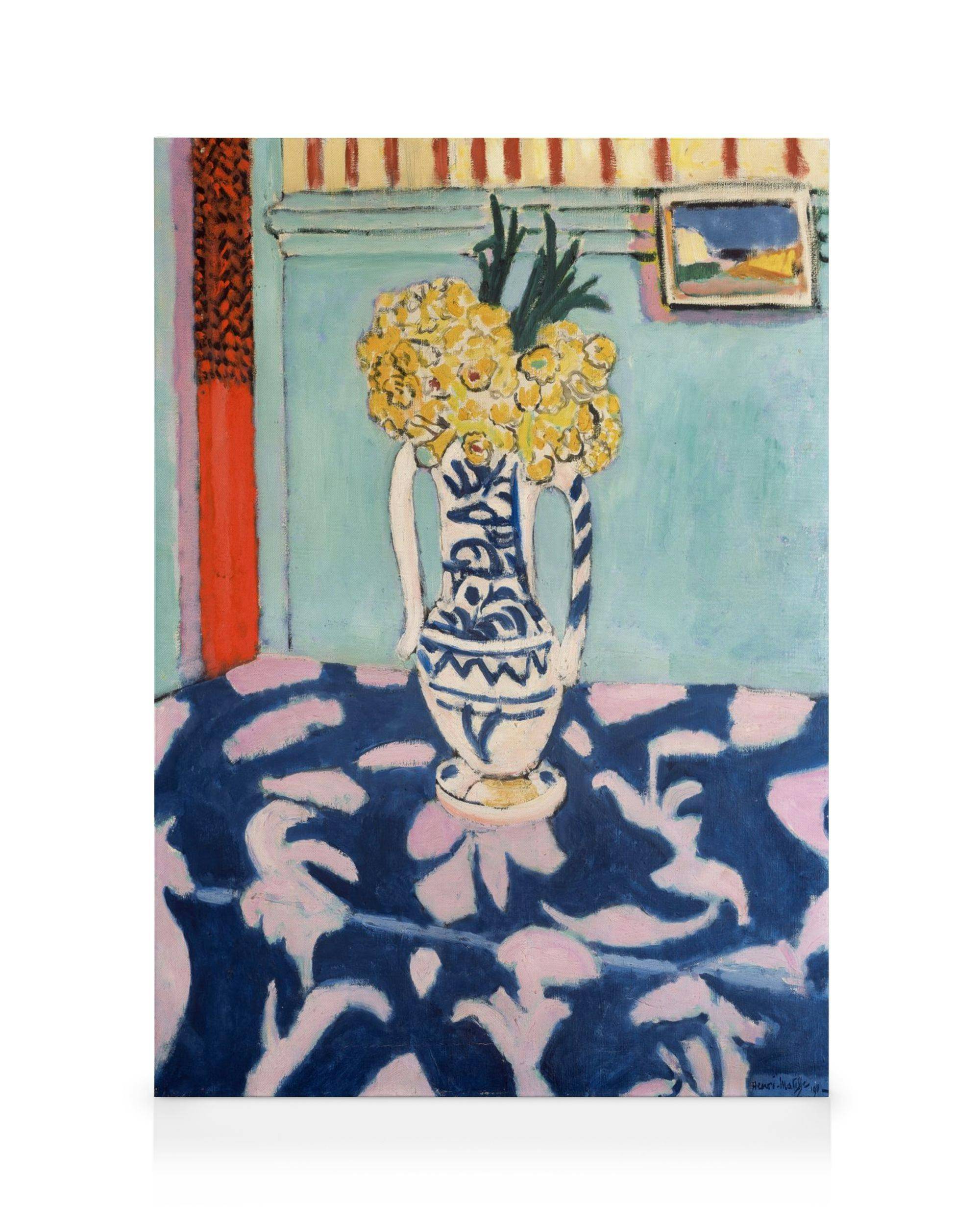 Canvastavlor Matisse - The Cuckoos, Blue and Pink Carpet Canvastavla (30x40 cm - Ekram)
