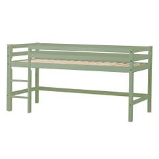 Hoppekids ECO Dream Halvhög Loftsäng 90x200, Pale Green