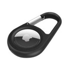 Belkin Secure Holder with Carabiner - Fodral för airtag - svart - för Apple AirTag