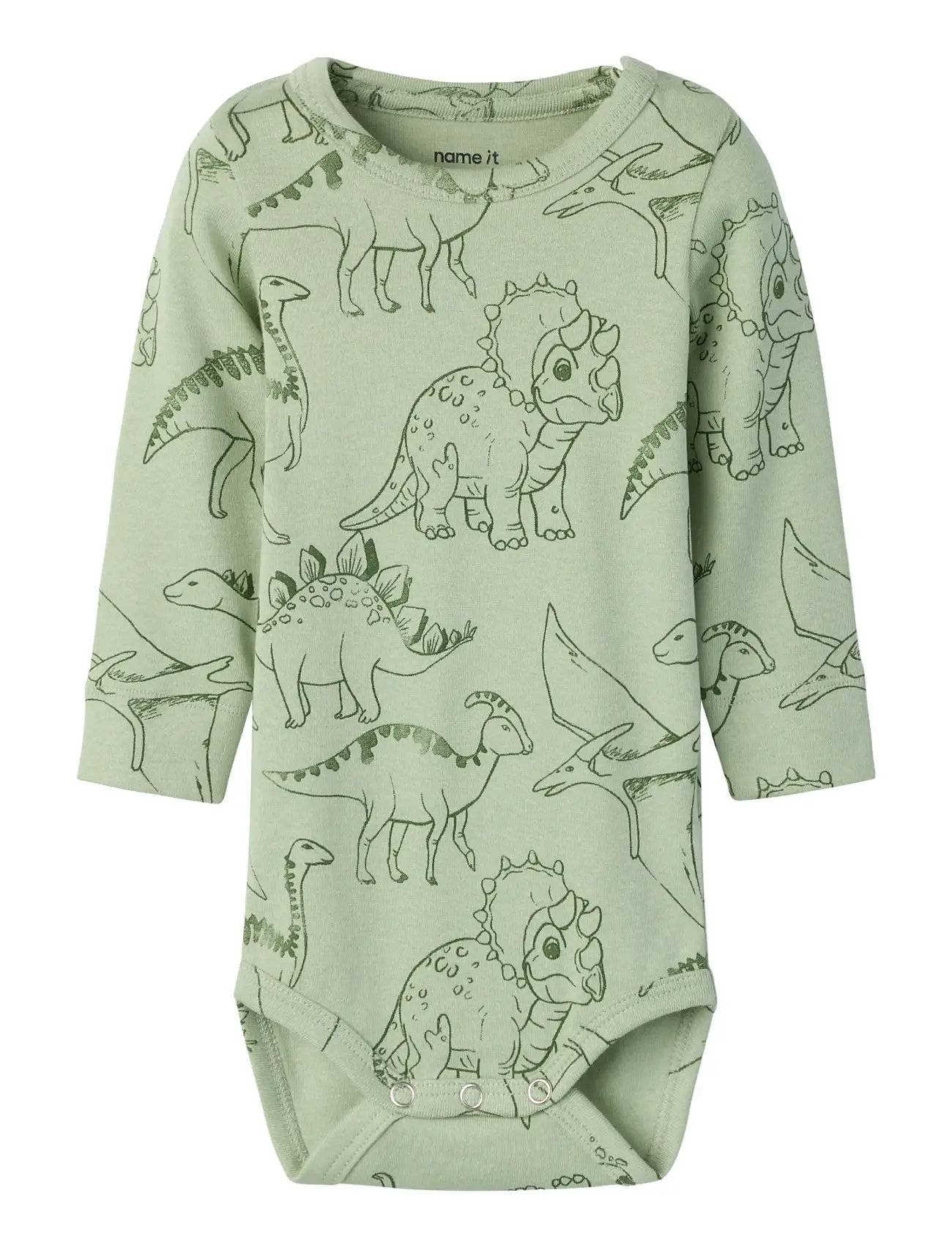 name it Nbmhinos Ls Xsl Body - Green - 86