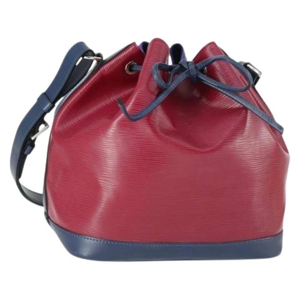 Louis Vuitton Vintage Pre-owned Bucket Bag - Vintage - Dame - Rød - ONE SIZE - Uld