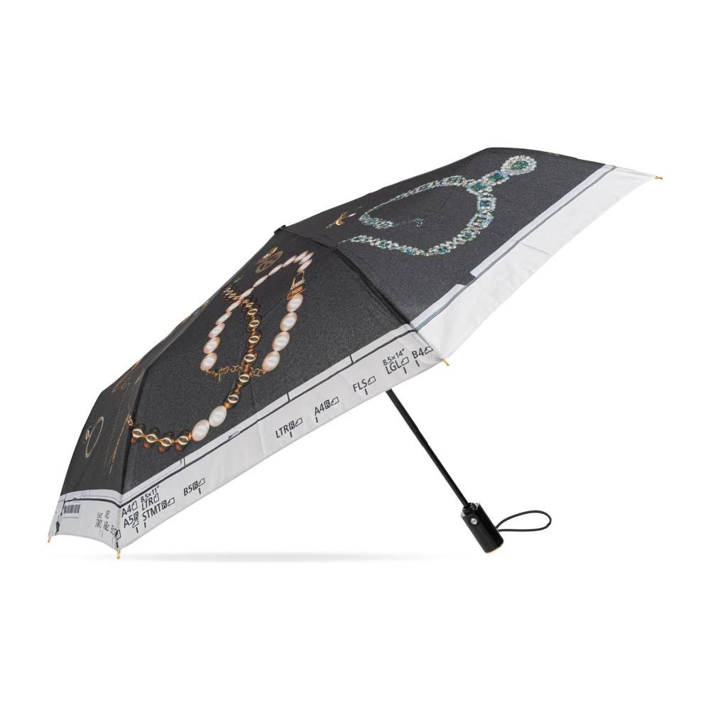Moschino Åben/luk paraply - Accessories - unisex - Sort - ONE SIZE - Uld