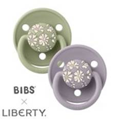 BIBS X LIBERTY De Lux 2-pack, Capel - Sage Mix, one size