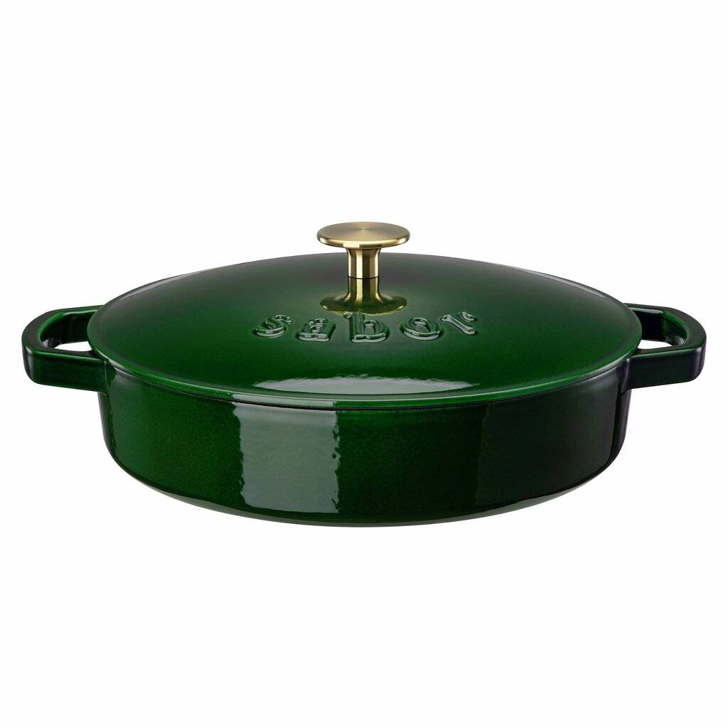 Sabor Classic buffégryta 3,5 L gjutjärn Shiny Green