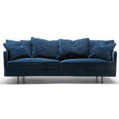 Sits - Julia 3-sits Soffa Small Cushions Classic Velvet Dark Blue