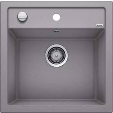 Blanco sink 518531 50.5x50cm, PuraDur alumetallic, with drain remote control