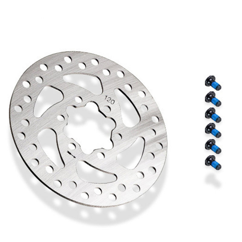 120mm Brake Disc For Xiaomi M365 Pro Pro2 Kugoo Kirin G2 Pro Kaabo Mantis 8 Inmotion L9 Electric Scooter Disc 6 Hole Accessories