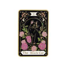 TEMU 1pc Tarot Card Enamel Brooch, Alloy Fashion Accessory, Men's Lapel Pin For Clothing And Backpacks, Ideal Jewelry Gift
