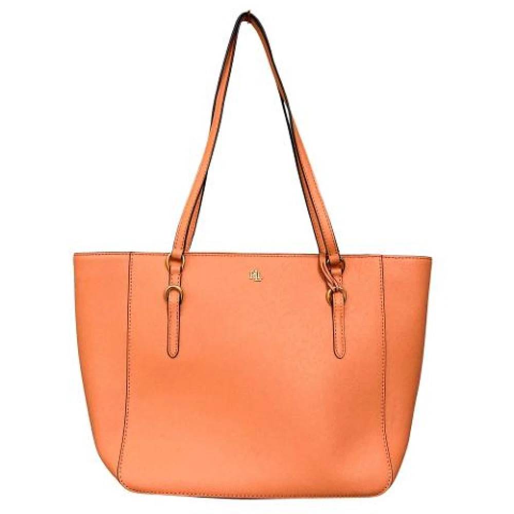 Ralph Lauren Pre-owned, Vintage , Dam, ONE Size, Läder, Pre-owned Läder Axelremsväska