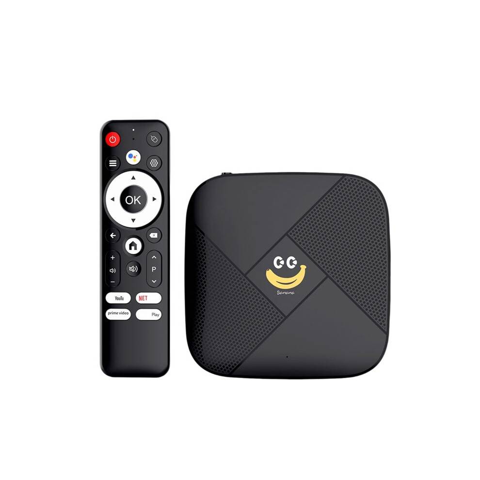 Banana TV X2 TV Box 2GB+64GB Android 14 BT5.0 4K UHD S905L3 2.4G/5G WiFi TV Box Set-Top Box AU PLUG