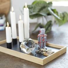 The Oak Men | Candle Tray | Eg / Sort