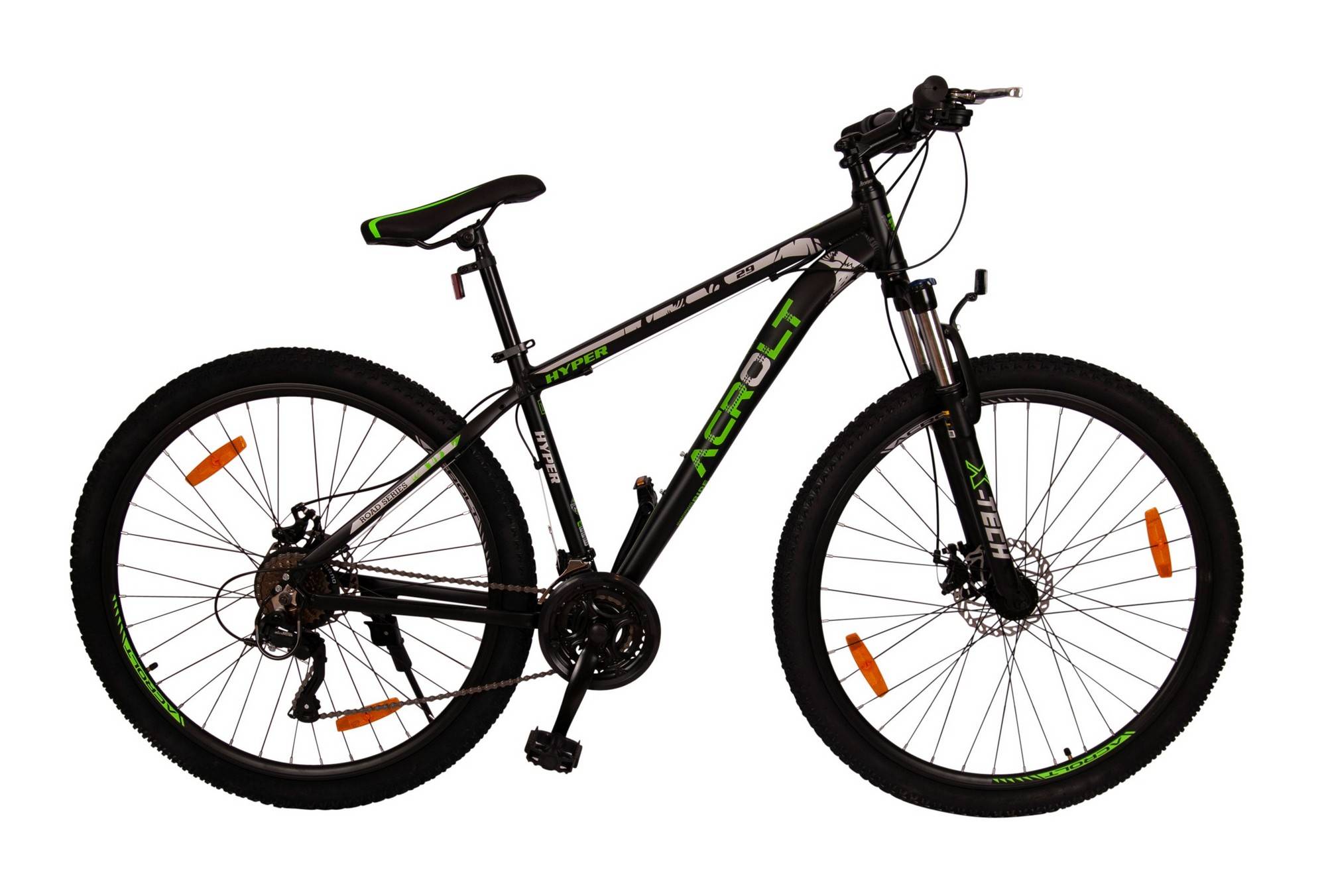 Mountainbike Alu Factor - 29" Svart/Grön
