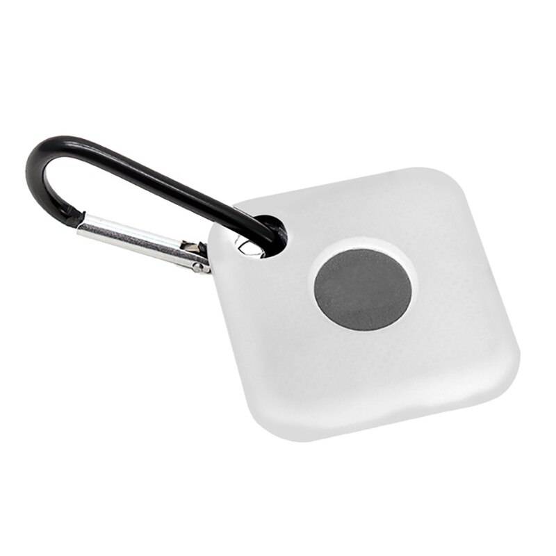 Bluetooth-nyckelfinnare smart anti lost device locator tracker alarm för barn husdjur hundkatt plånbok väska nyckelfinnare täcka - Vit
