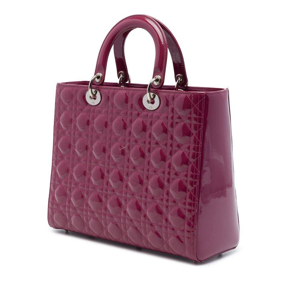 Dior Vintage Dior Lady Dior L 25.50cm x W 31cm x D 11.50cm - Håndtasker hos Magasin.