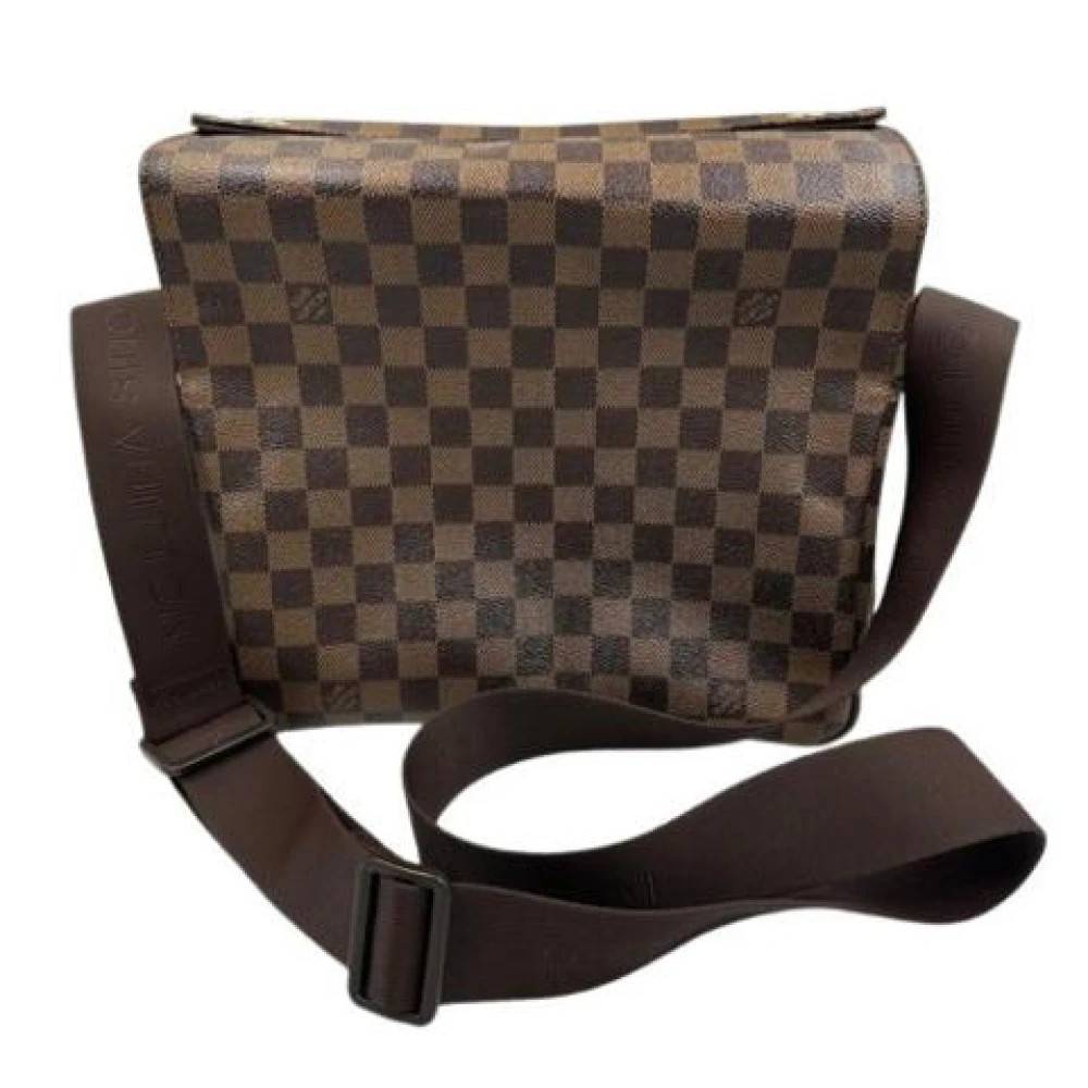 Louis Vuitton Vintage Pre-owned Damier Skuldertaske - Vintage - Dame - Brun - ONE SIZE - Uld
