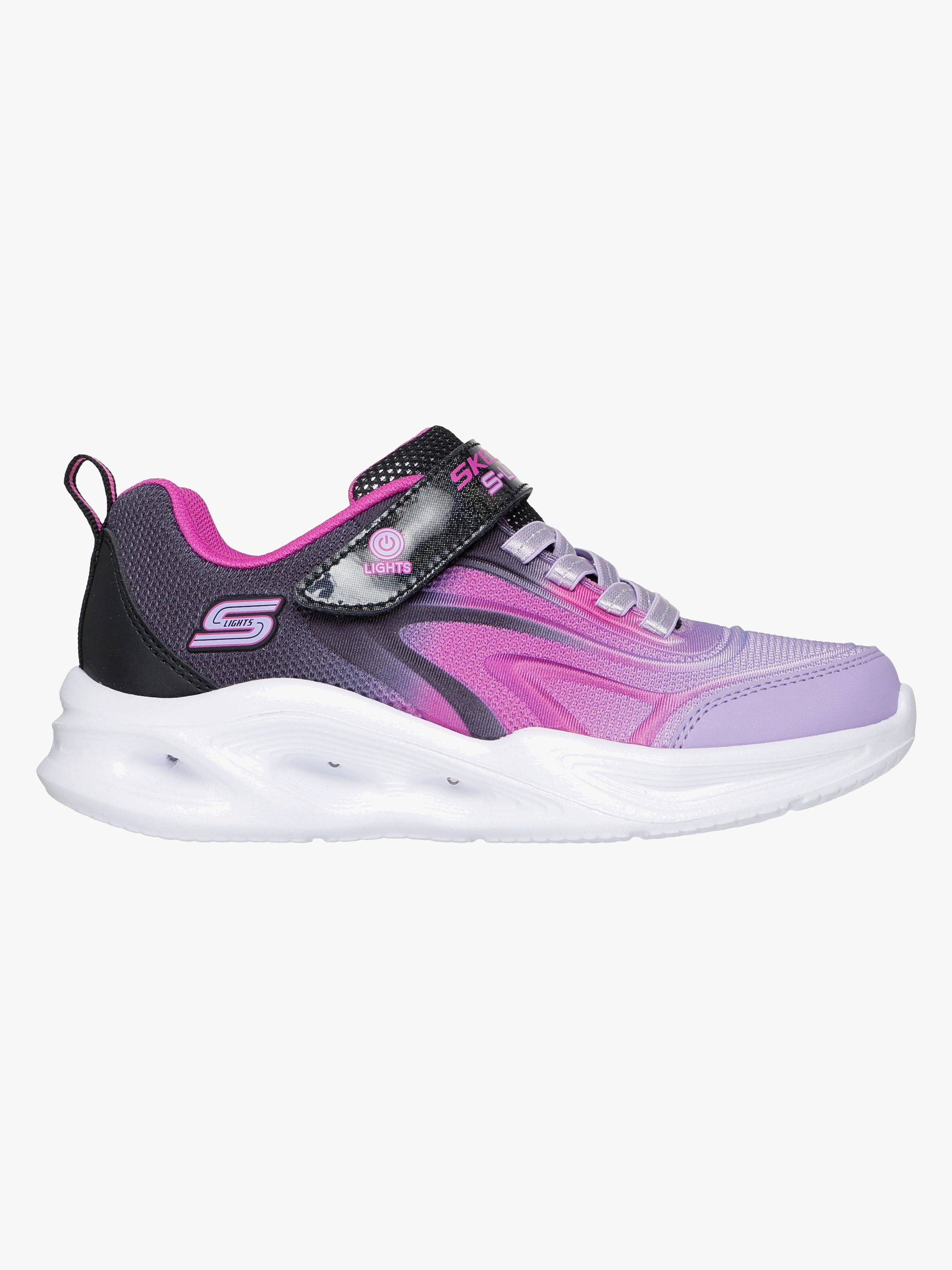 Skechers Sola Glow  Blinkande Sneakers, Black, 25