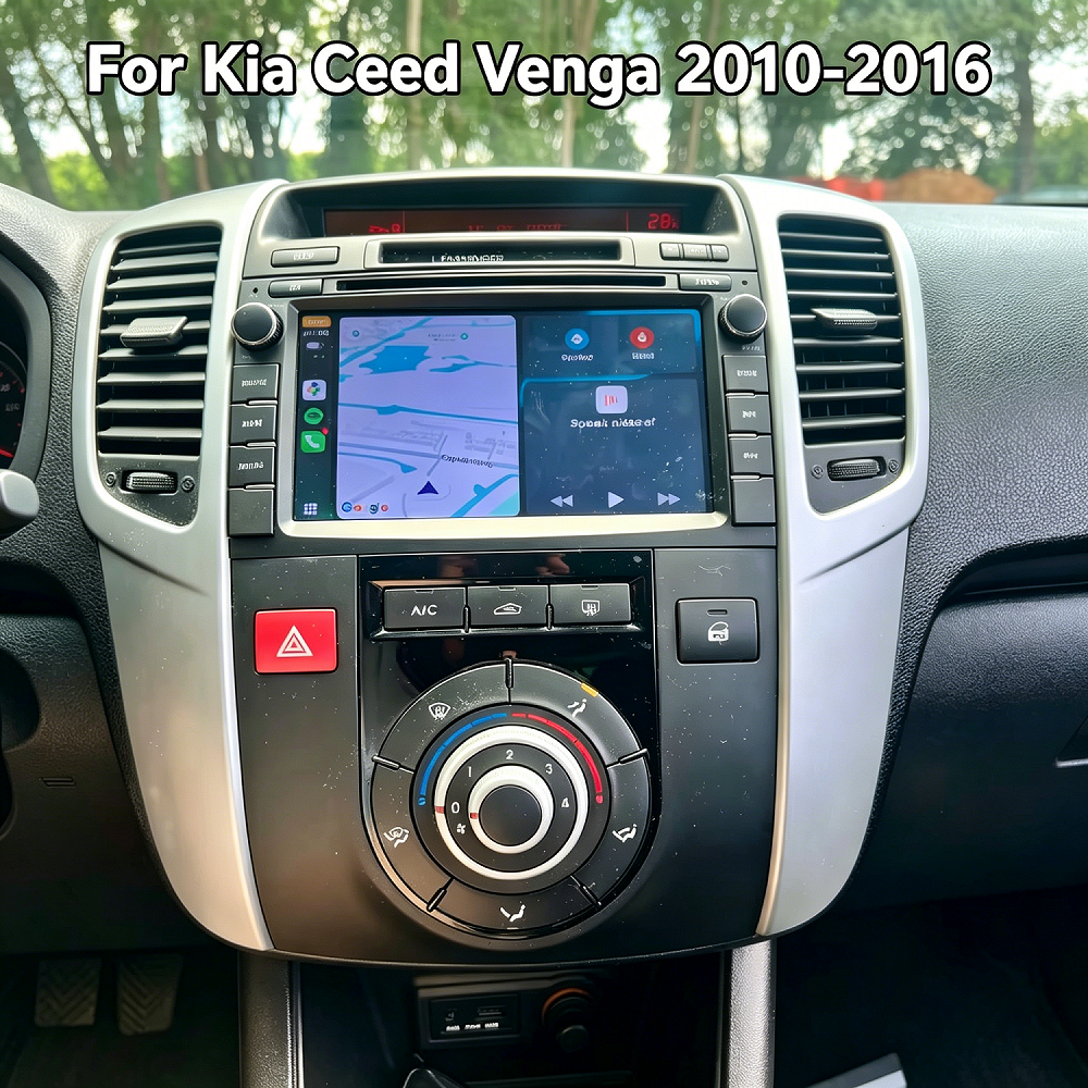 Android 14 Car Stereo For Kia Ceed Venga 2010 2011 2012 Wireless CarPlay Android Auto DSP GPS Navigation Multimedia Player