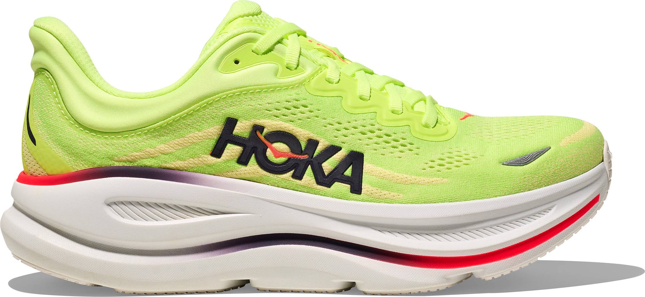 Hoka Men's Bondi 9 Neon Yuzu/Sunlight, 42 2/3