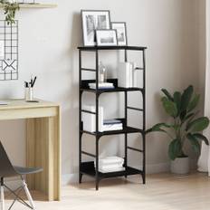Hyllsystem Svart ek 50x33x188.5cm Konstruerat Trä