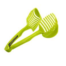 Tomatskærer Holder ABS Multifunktionel Håndholdt Rund Frugt Tang Løg Holder Køkken Skærehjælp Gadgets Værktøj til Citron Æg Grøntsager