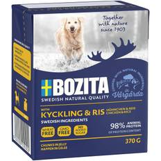 Bozita - 6x Naturals Kylling & Ris - 370g - total 2220gr - Klar til levering - Prismatch