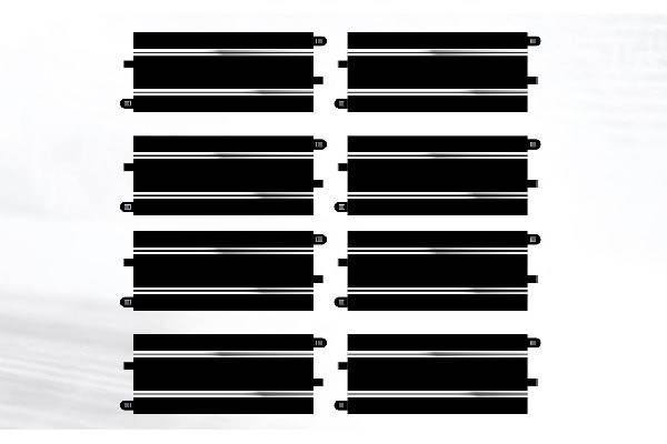 Track Extension Pack 5, 8xC8205 Straights, 457311