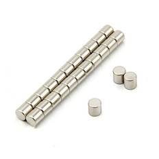 first4magnets F641-N35-50, Neodymium Magneter, Silver, Ø 5mm x 5mm tjock