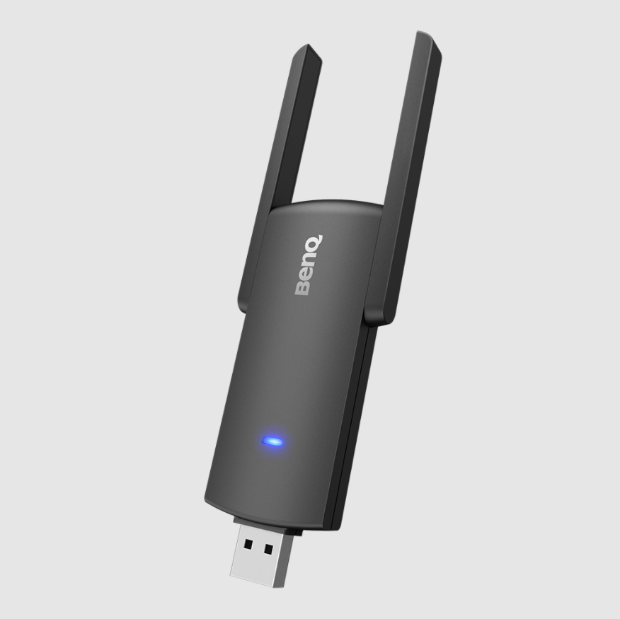 Benq trådløs USB-adapter TDY31 400+867 Mbit/s, Antennetype Ekstern, Sort, 2 GHz/5 GHz.