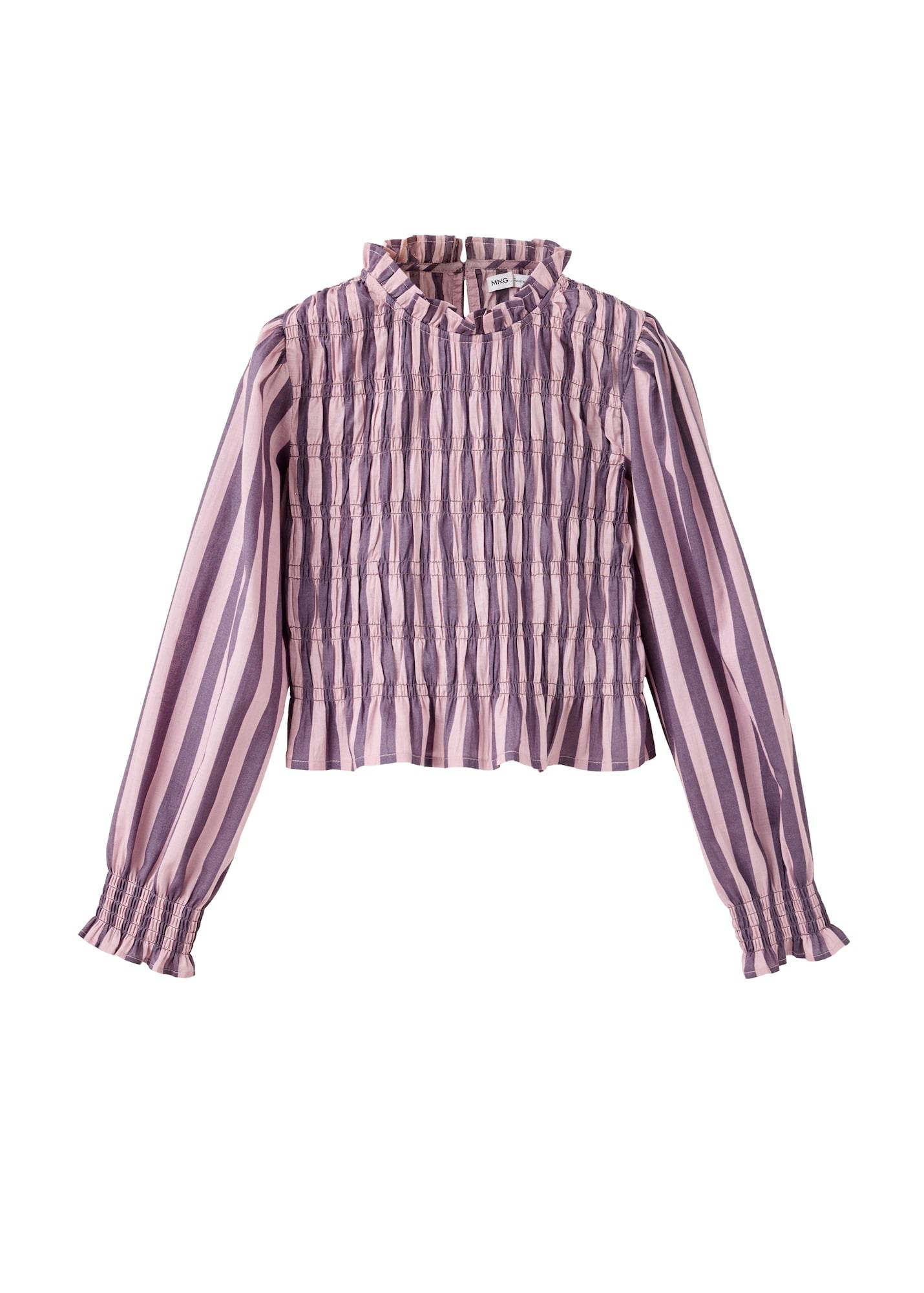 MANGO KIDS Blus 'DUA' plommon / björnbär